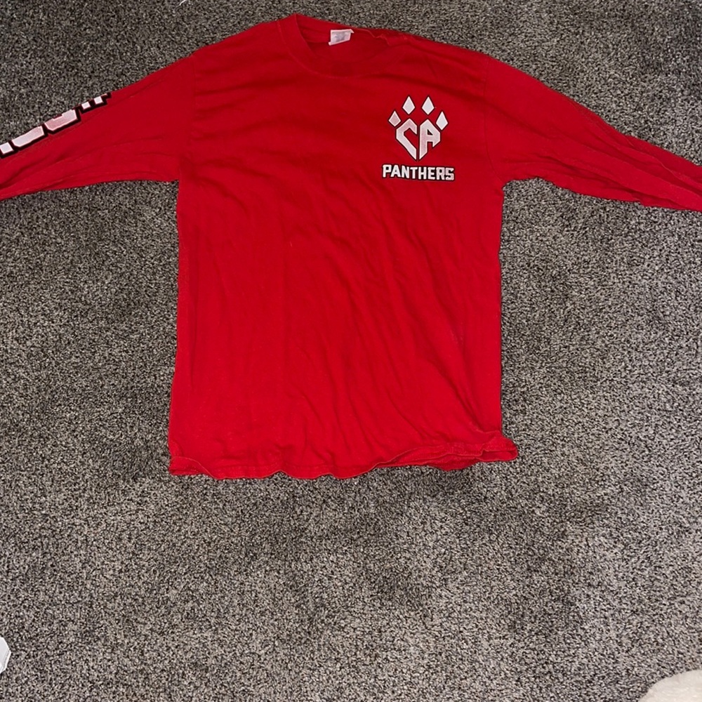 Cheer athletics panthers long sleeve Tee